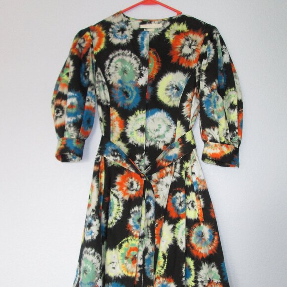 Colorful Tie-Dye Mini Dress - Picture 1 of 11